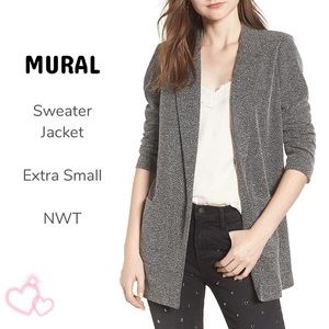 NWT | MURAL Sweater Jacket